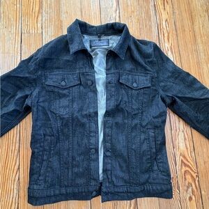 7 For All Mankind Charcoal Denim Jacket